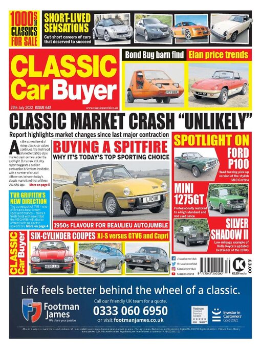 Kelsey Publishing Ltd作のClassic Car Buyerの作品詳細 - 貸出可能